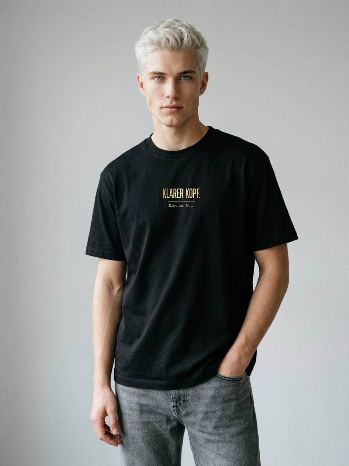 T-Shirt Unisex - KLARER KOPF. EIGENER KOPF - Premium Statement Shirt
