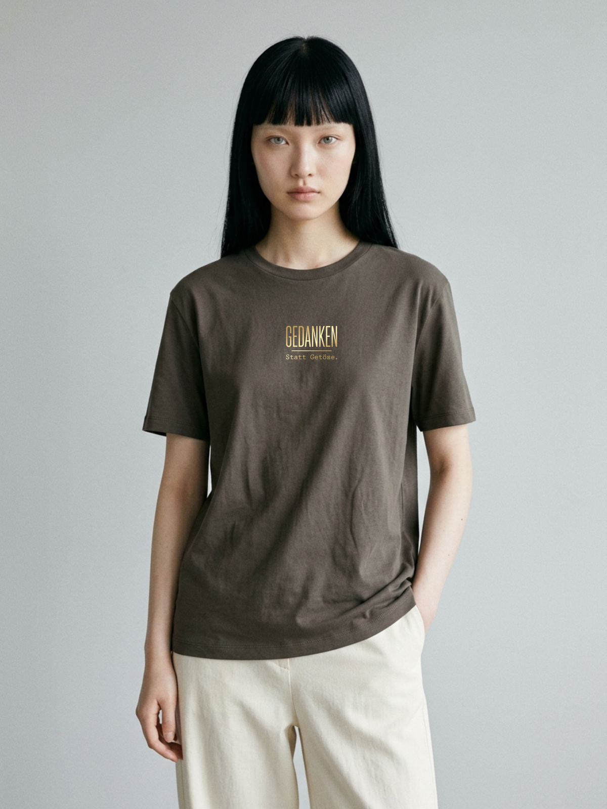 T-Shirt Unisex - GEDANKEN. STATT GETÖSE – Premium Statement T-Shirt