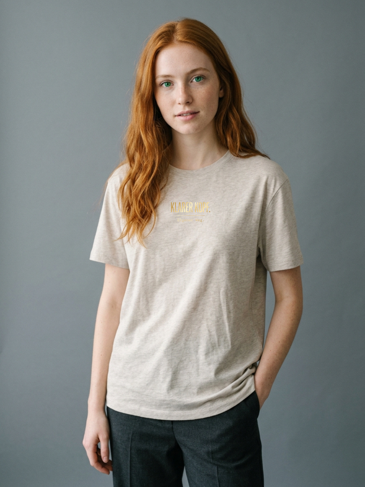 T-Shirt Unisex - KLARER KOPF. EIGENER KOPF - Premium Statement Shirt