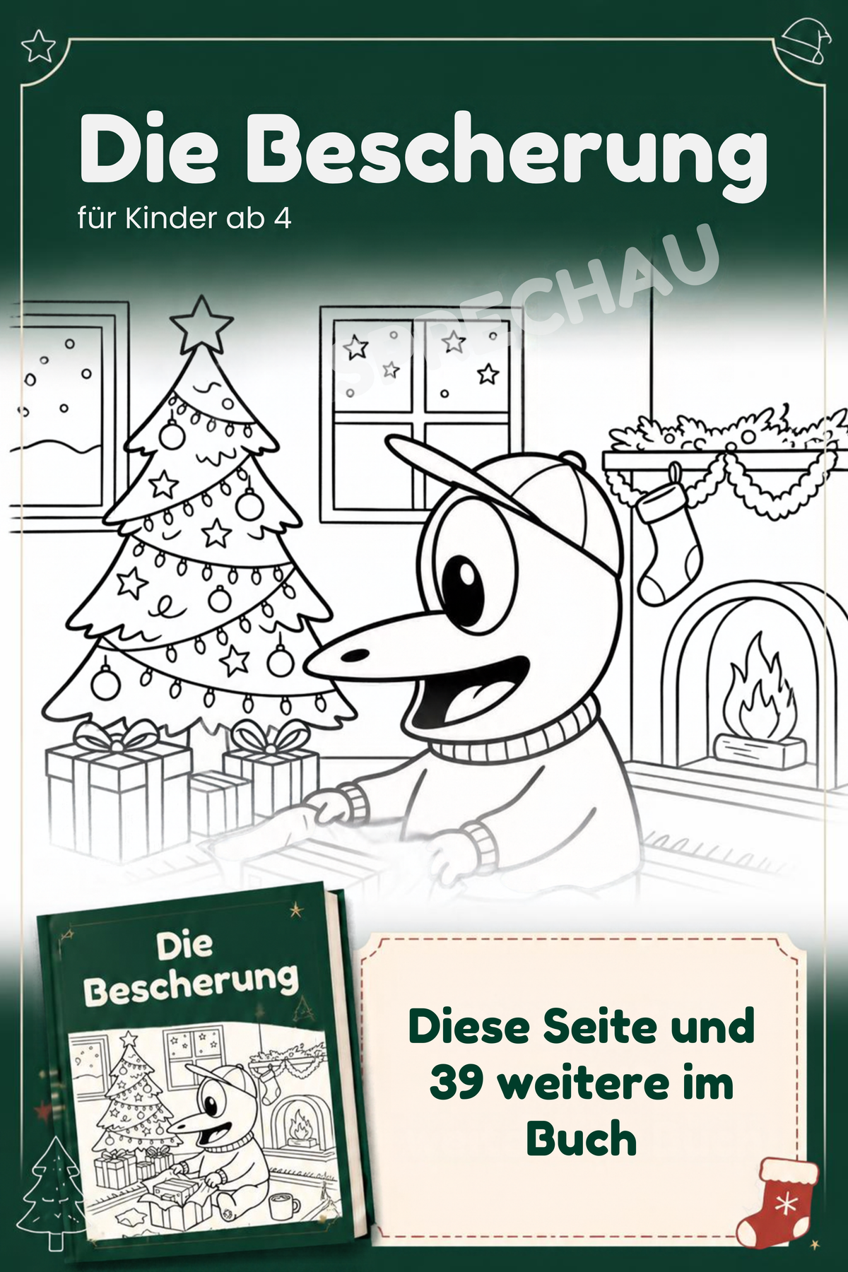 ERFI feiert Weihnachten – Digitales Vorlese- und Ausmalbuch als PDF