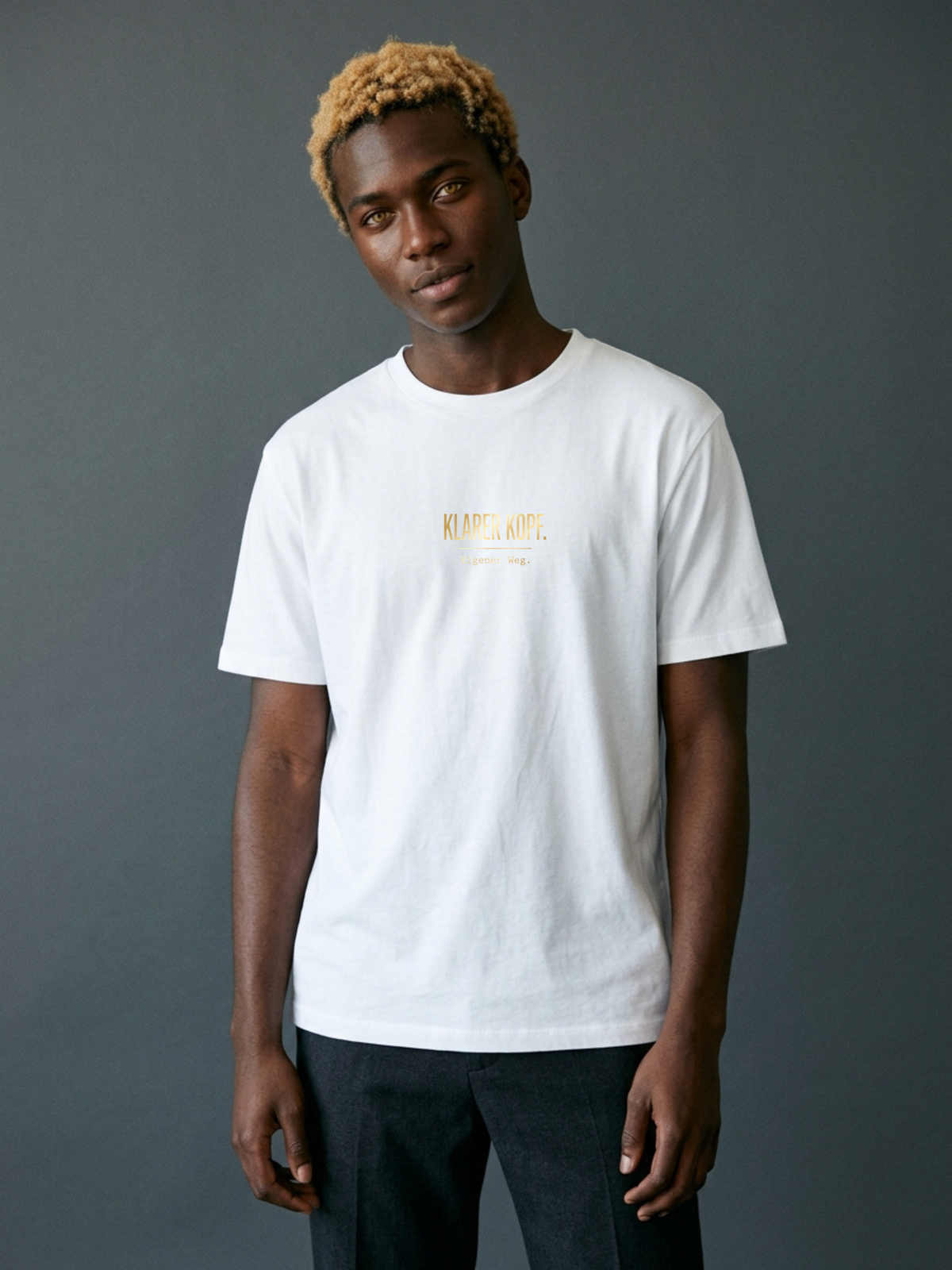 T-Shirt Unisex - KLARER KOPF. EIGENER KOPF - Premium Statement Shirt