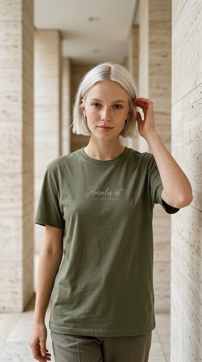 T-Shirt Unisex - HARMLOS IST NUR DER BLICK - Premium Statement Shirt