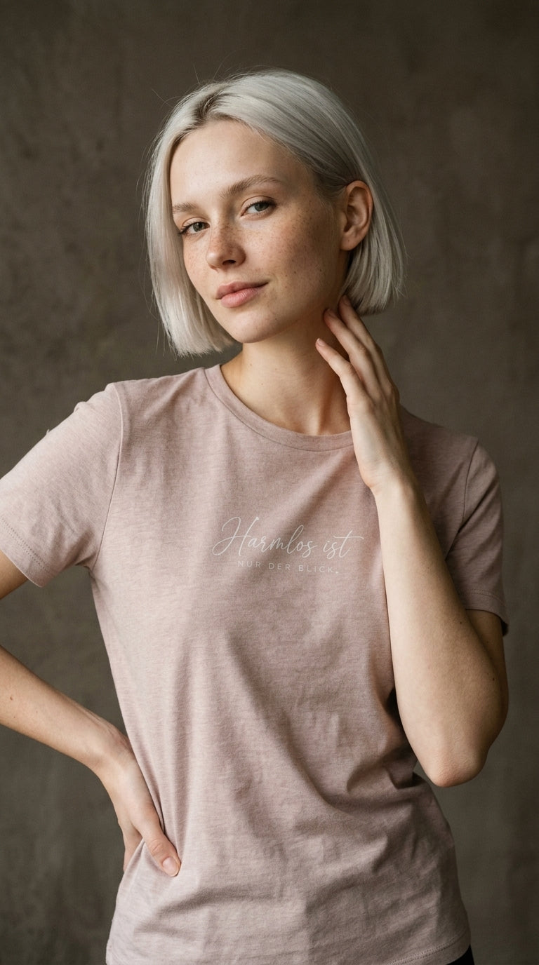 T-Shirt Unisex - HARMLOS IST NUR DER BLICK - Premium Statement Shirt