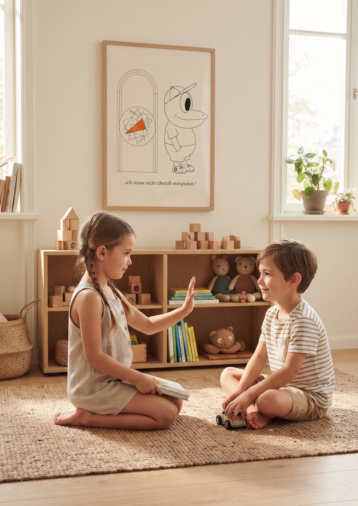 Poster Kinder - ERFI „Ich muss nicht überall mitspielen“ – Selbstvertrauen & eigene Grenzen