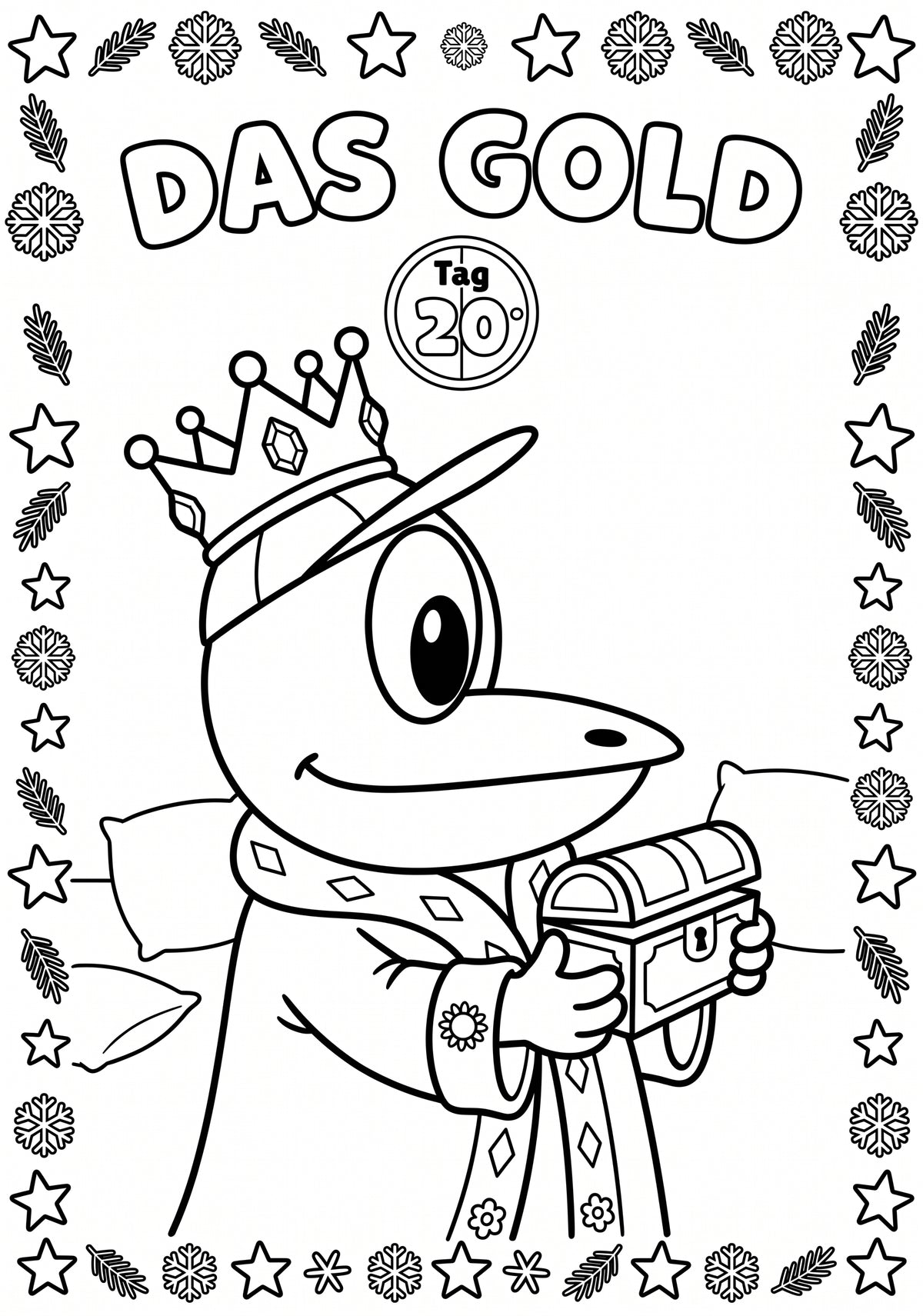 ERFI´s Adventskalender - Malbuch: Die Weihnachtsgeschichte zum Ausmalen mit Vorlesetexten für Kinder ab 4 Jahren