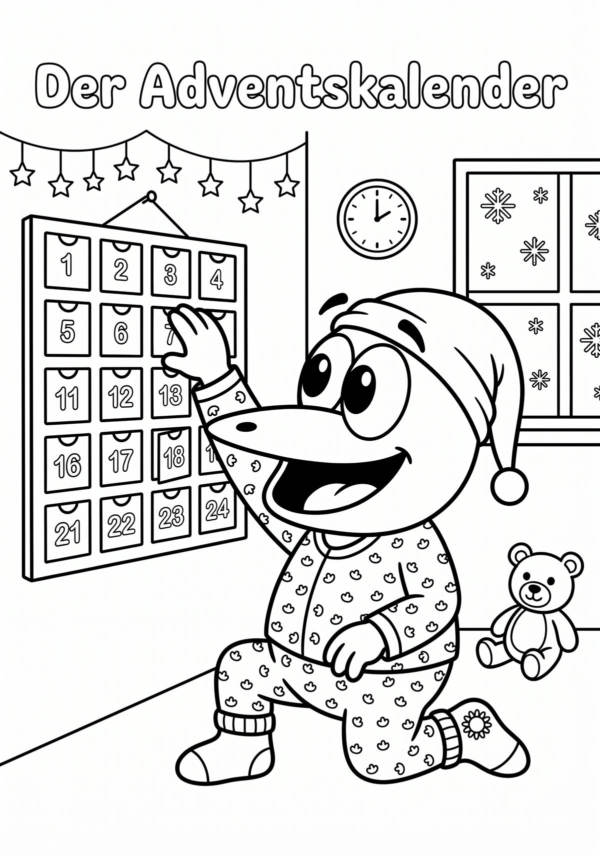 ERFI feiert Weihnachten – Vorlese- und Ausmalbuch für Kinder ab 3 Jahren