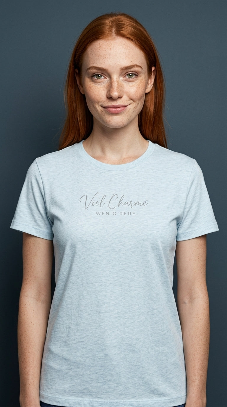T-Shirt Unisex - VIEL CHARME WENIG REUE - Premium Statement Shirt
