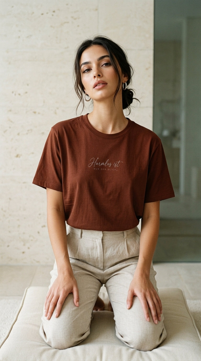 T-Shirt Unisex - HARMLOS IST NUR DER BLICK - Premium Statement Shirt
