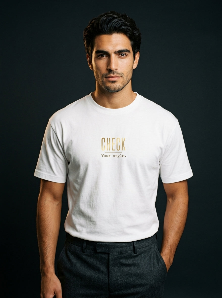 T-Shirt Unisex - CHECK YOUR STYLE - Premium Statement Shirt