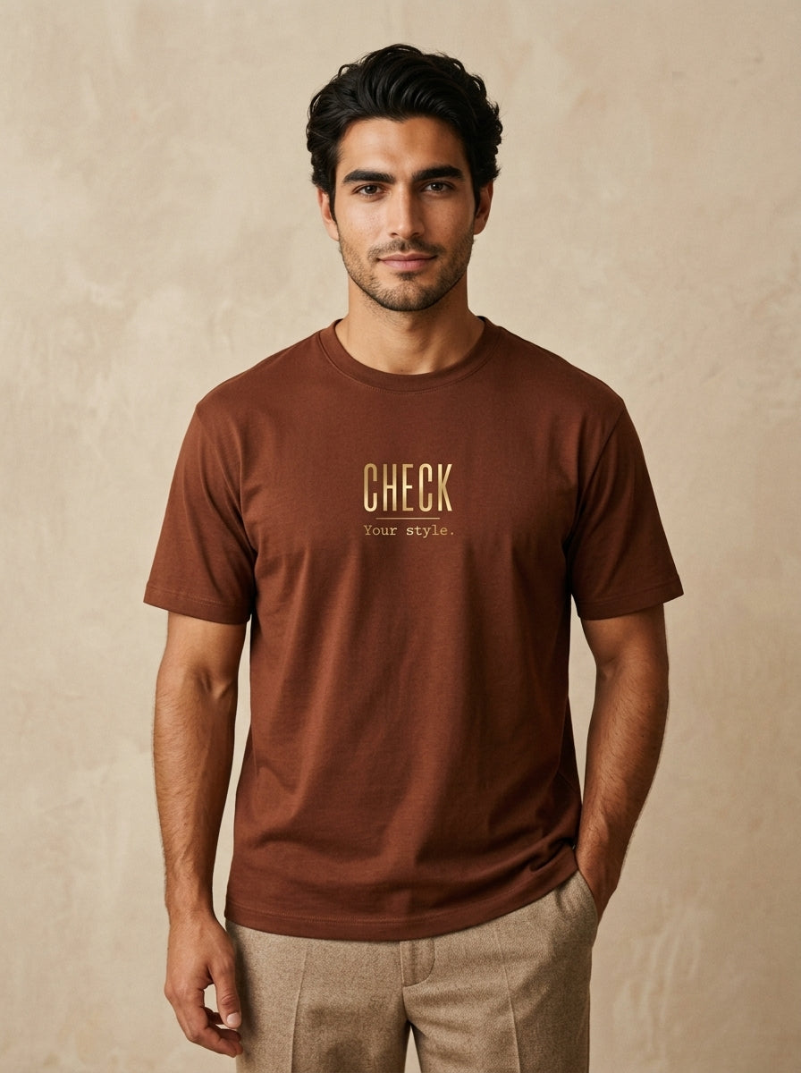T-Shirt Unisex - CHECK YOUR STYLE - Premium Statement Shirt
