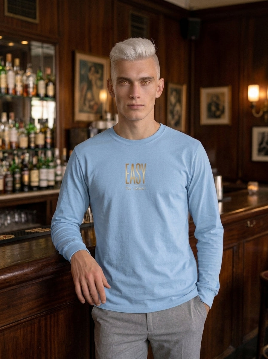 Langarm Shirt - Easy_To love - Premium Statement Langarmshirt