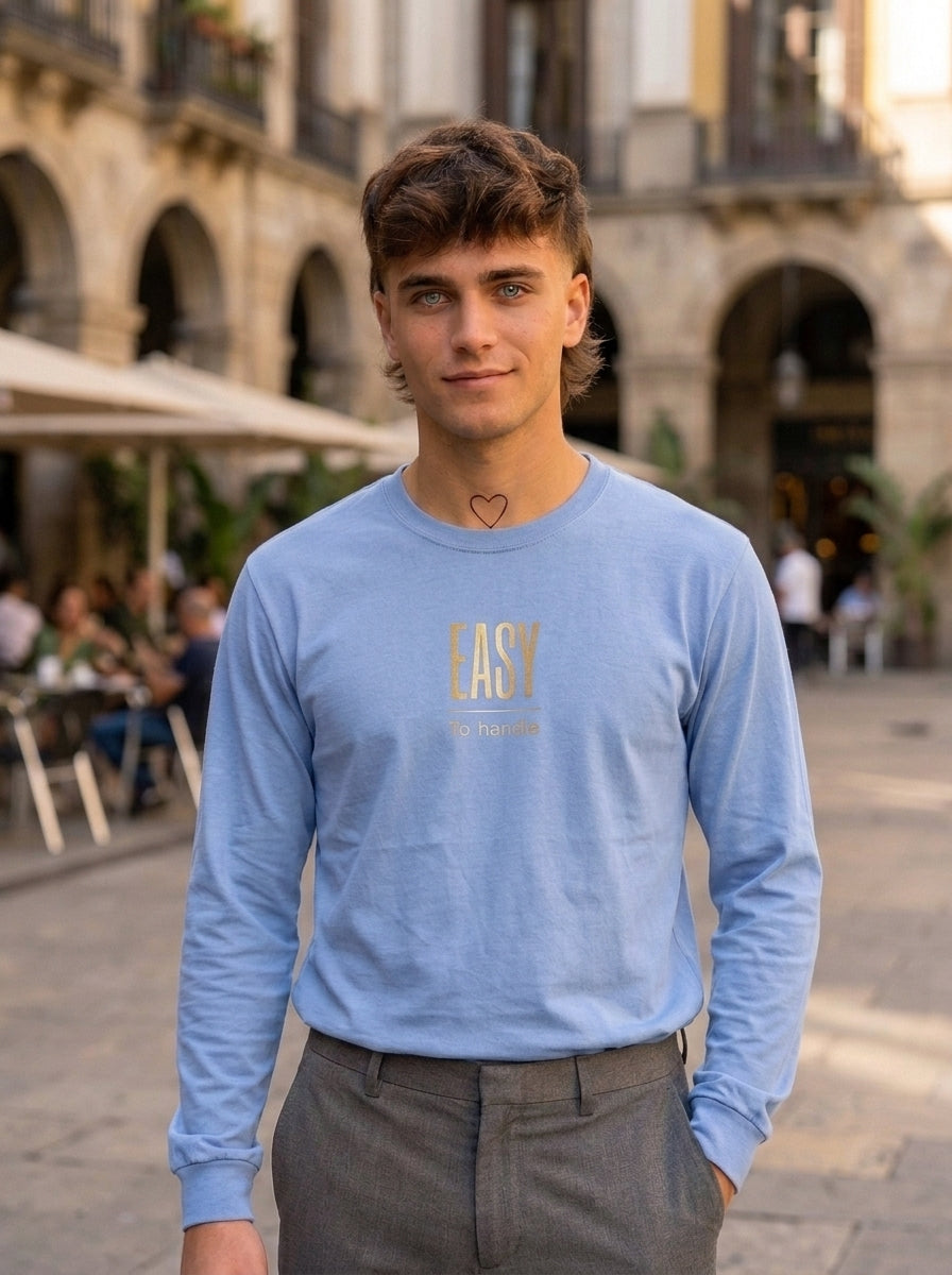 Langarm Shirt - Easy_To handle - Premium Statement Langarmshirt