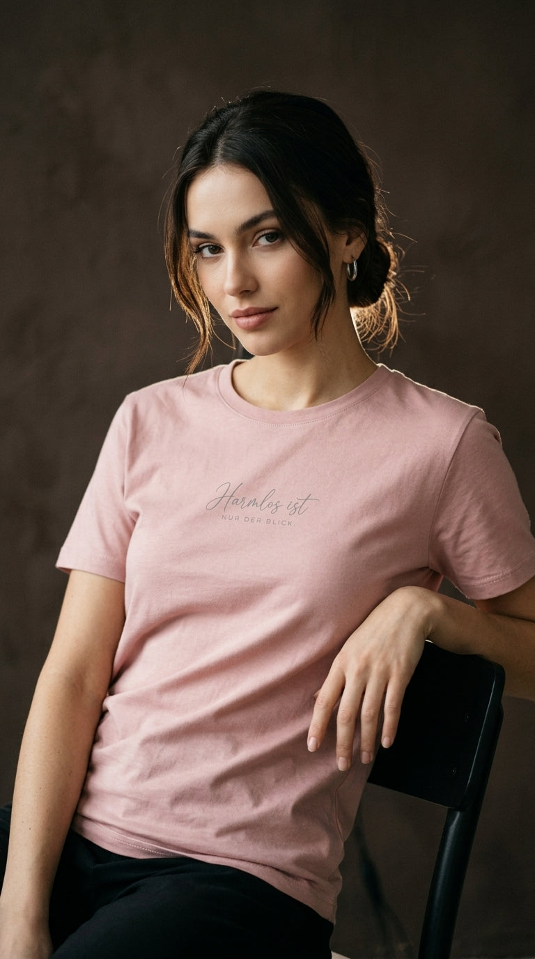T-Shirt Unisex - HARMLOS IST NUR DER BLICK - Premium Statement Shirt