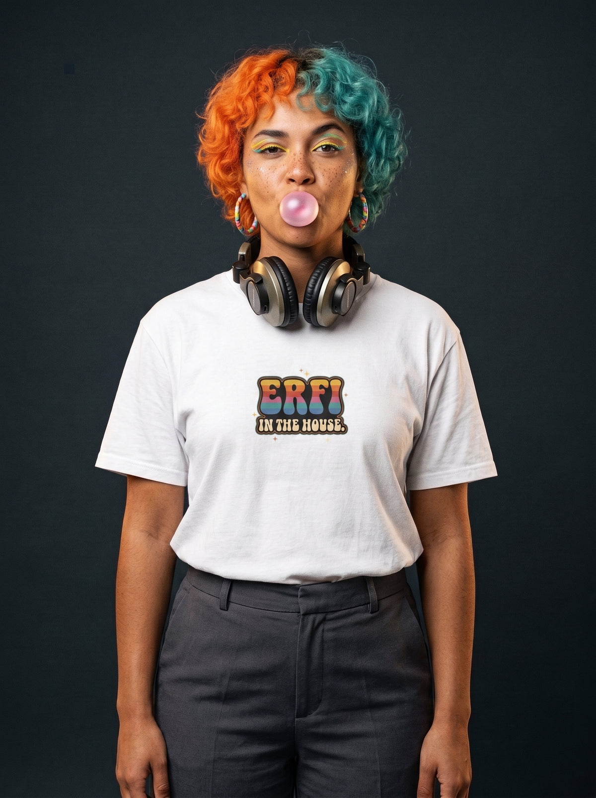 T-Shirt Unisex -  ERFI IN THE HOUSE - ERFI BRAND Premium Statement Shirt