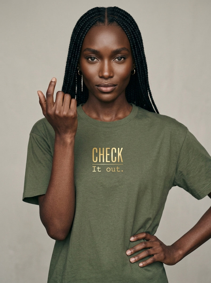 T-Shirt Unisex - CHECK IT OUT - Premium Statement Shirt
