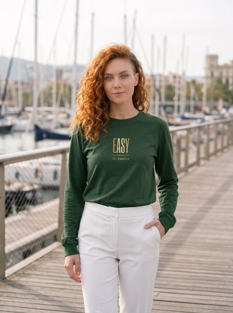 Langarm Shirt - Easy_To handle - Premium Statement Langarmshirt