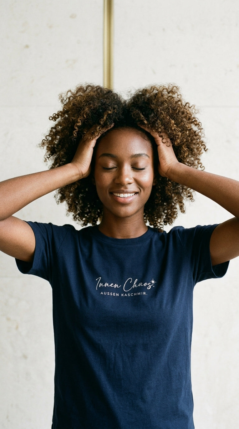 T-Shirt Unisex - INNEN CHAOS. AUSSEN KASCHMIR - Premium Statement Shirt