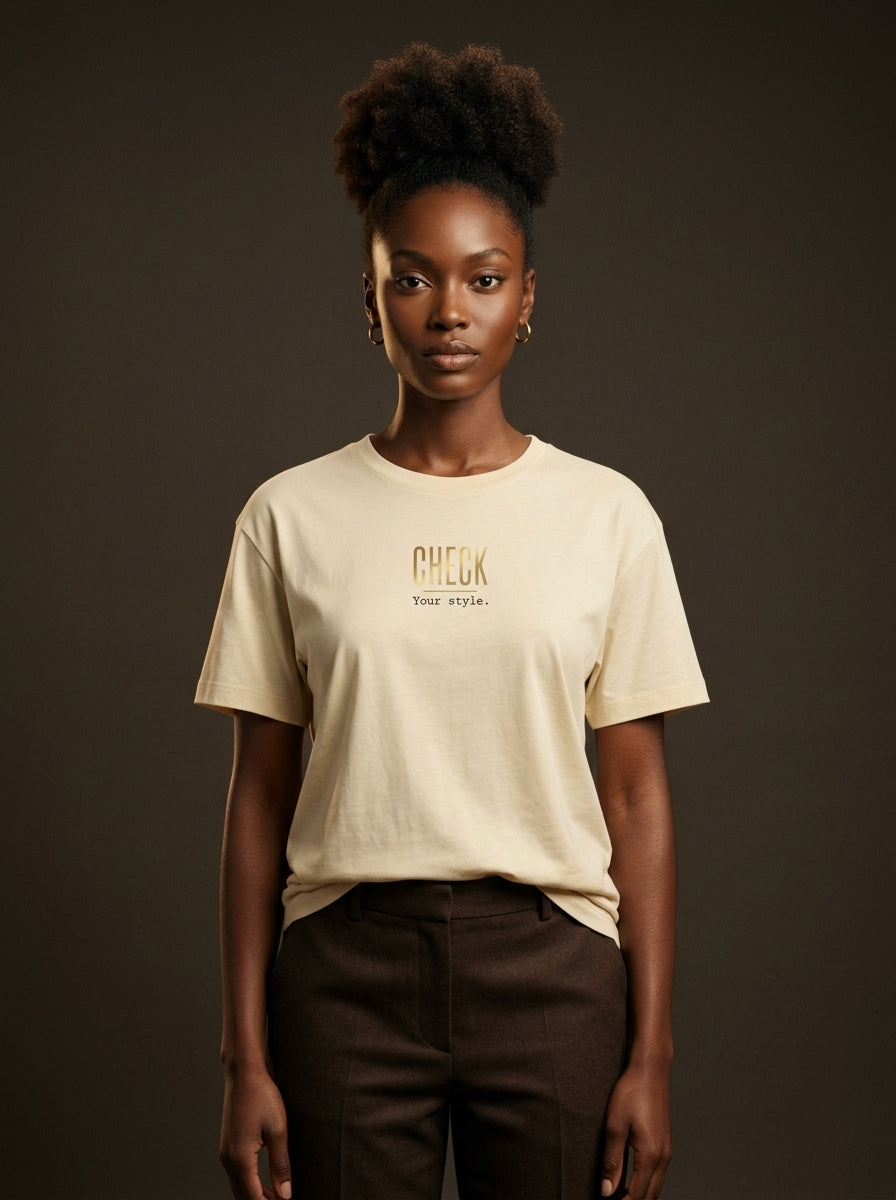 T-Shirt Unisex - CHECK YOUR STYLE - Premium Statement Shirt