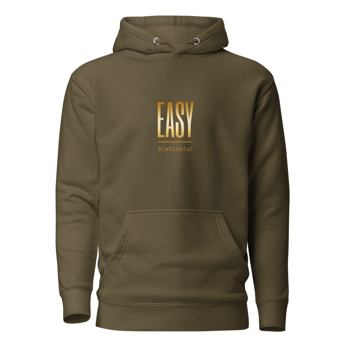 EASY Blablabla Hoodie, Military Green