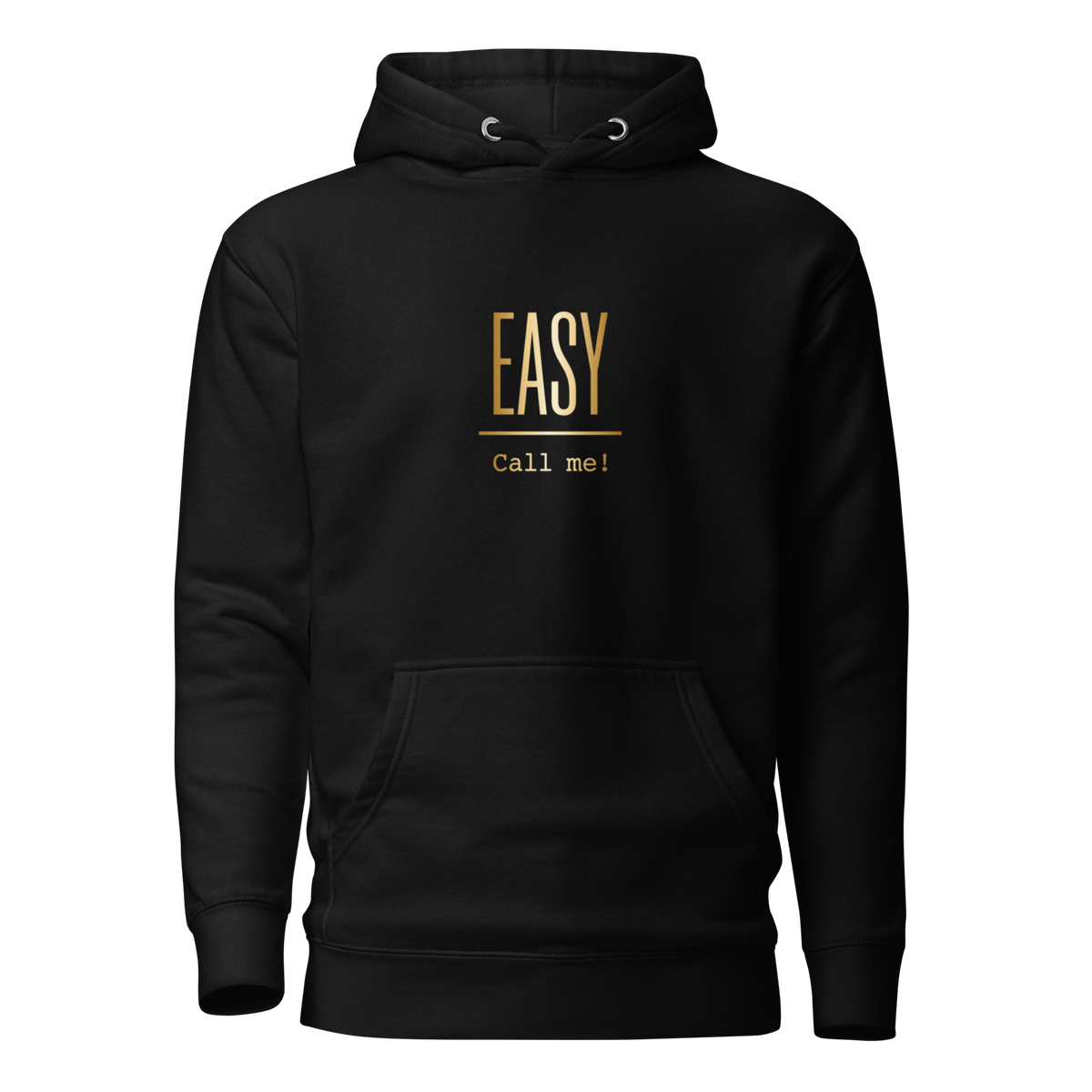 EASY Call me Hoodie, Black