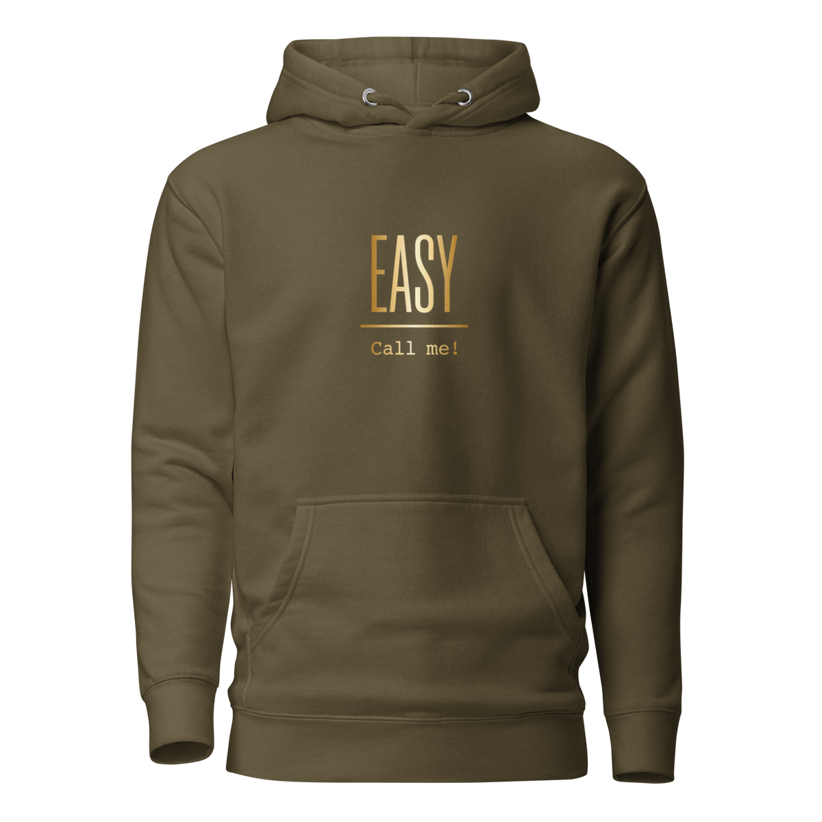 EASY Call me Hoodie, Military Green