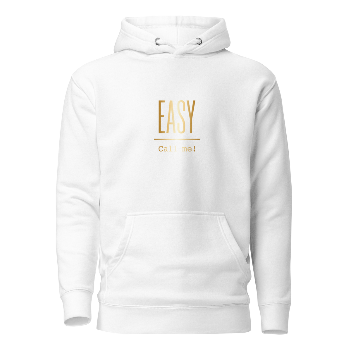 EASY Call me Hoodie, White