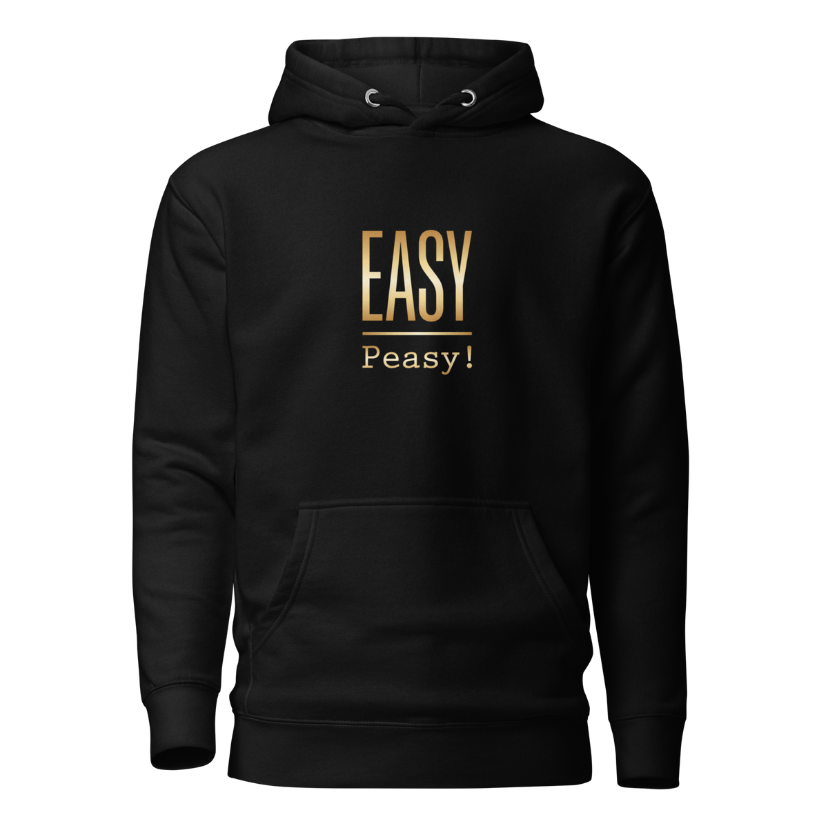 EASY Peasy Hoodie, Black