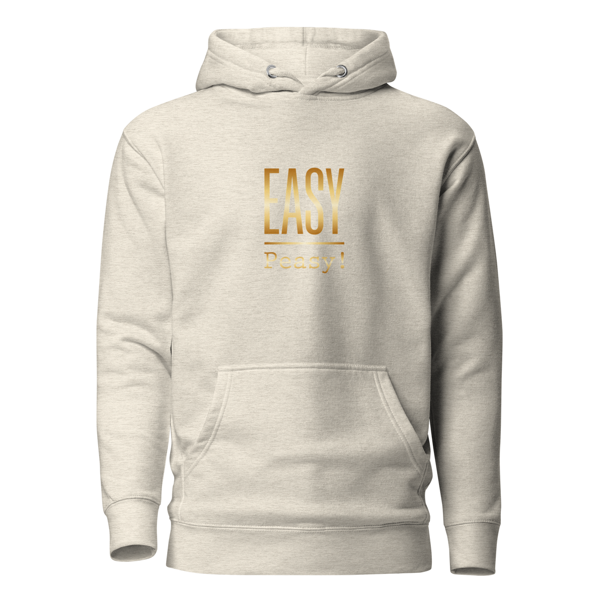EASY Peasy Hoodie, Oatmeal Heather