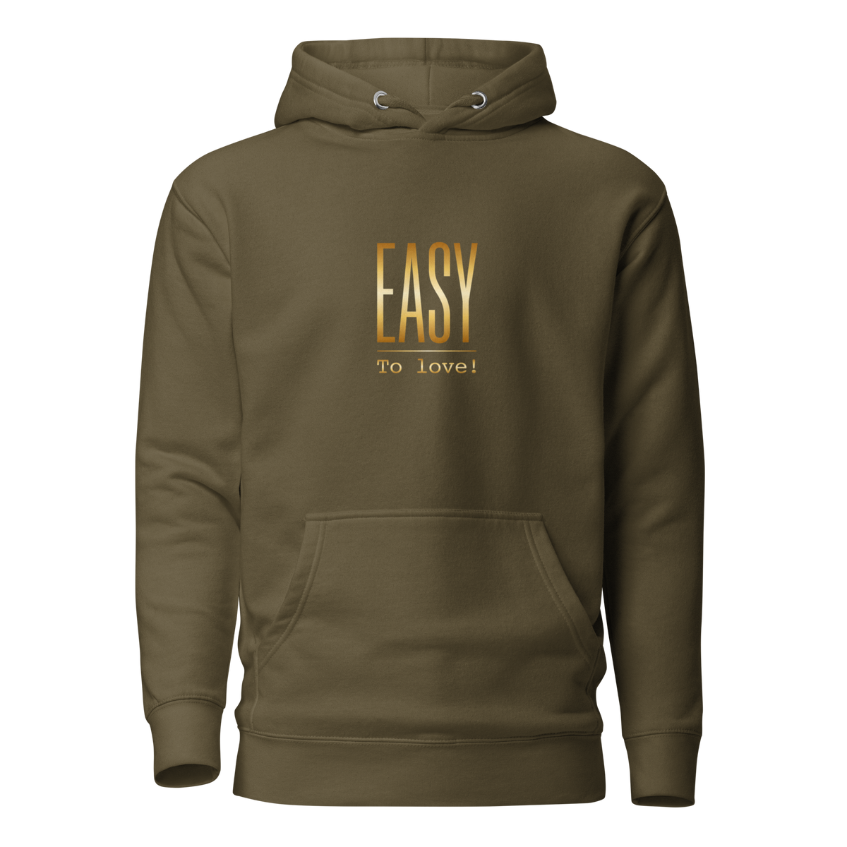 EASY To love Hoodie, Military Green