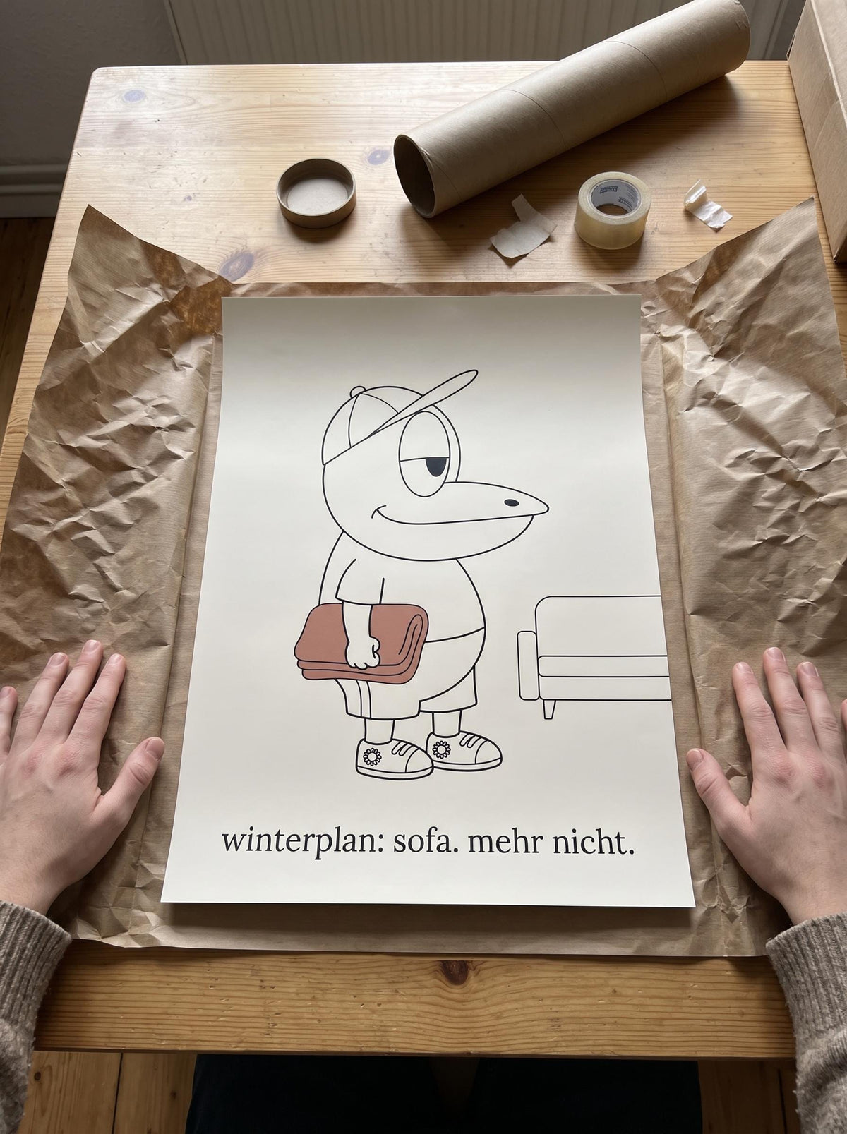 ERFI Poster „winterplan: sofa. mehr nicht.“, Bild 6