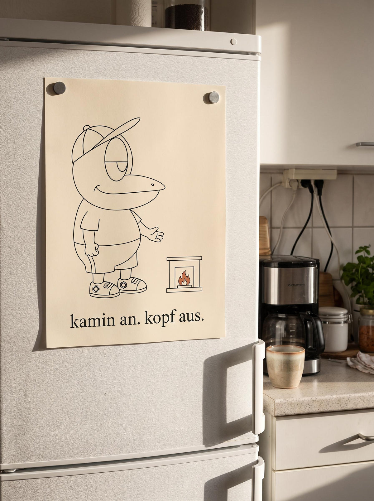 ERFI Poster „kamin an. kopf aus.“, Bild 5