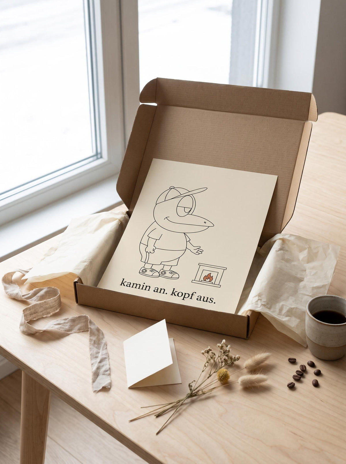 ERFI Poster „kamin an. kopf aus.“, Bild 7