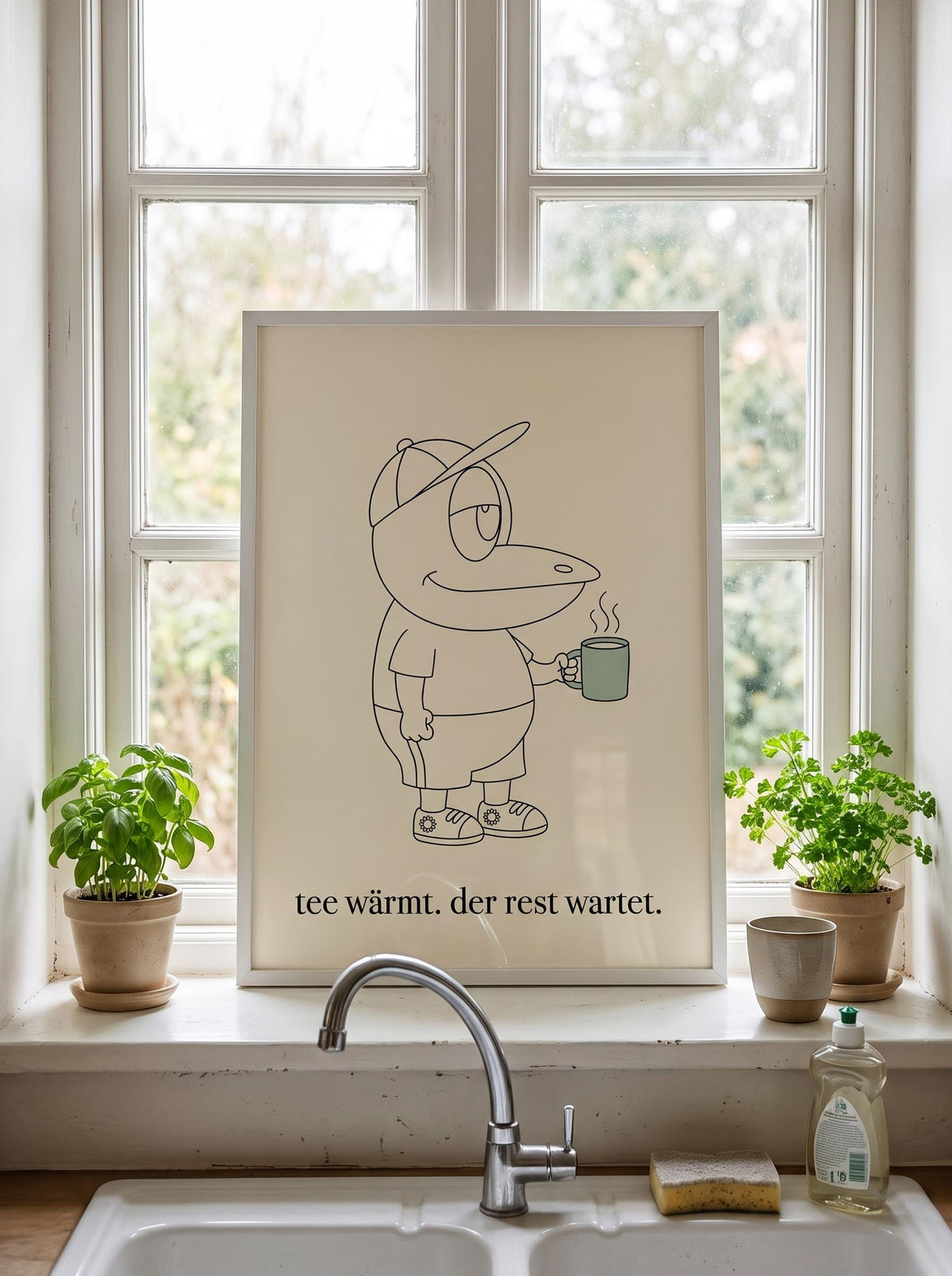 ERFI Poster „tee wärmt. der rest wartet.“, Bild 2