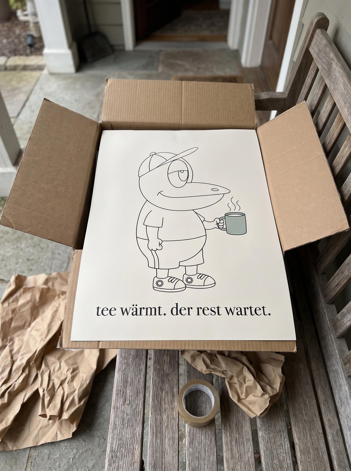 ERFI Poster „tee wärmt. der rest wartet.“, Bild 7