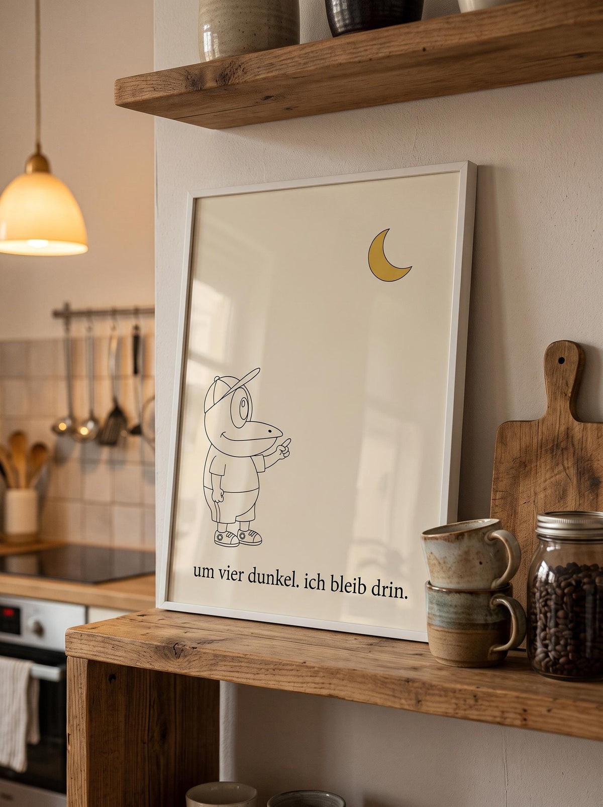 ERFI Poster „um vier dunkel. ich bleib drin.“, Bild 4