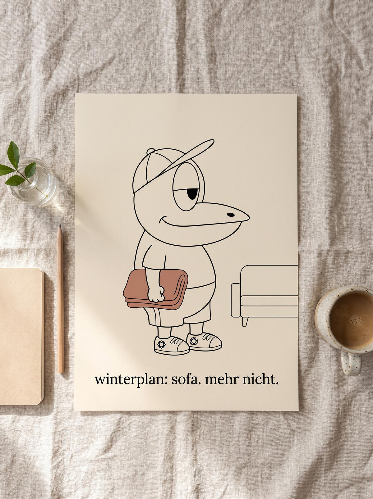 ERFI Poster „winterplan: sofa. mehr nicht.“, Bild 4