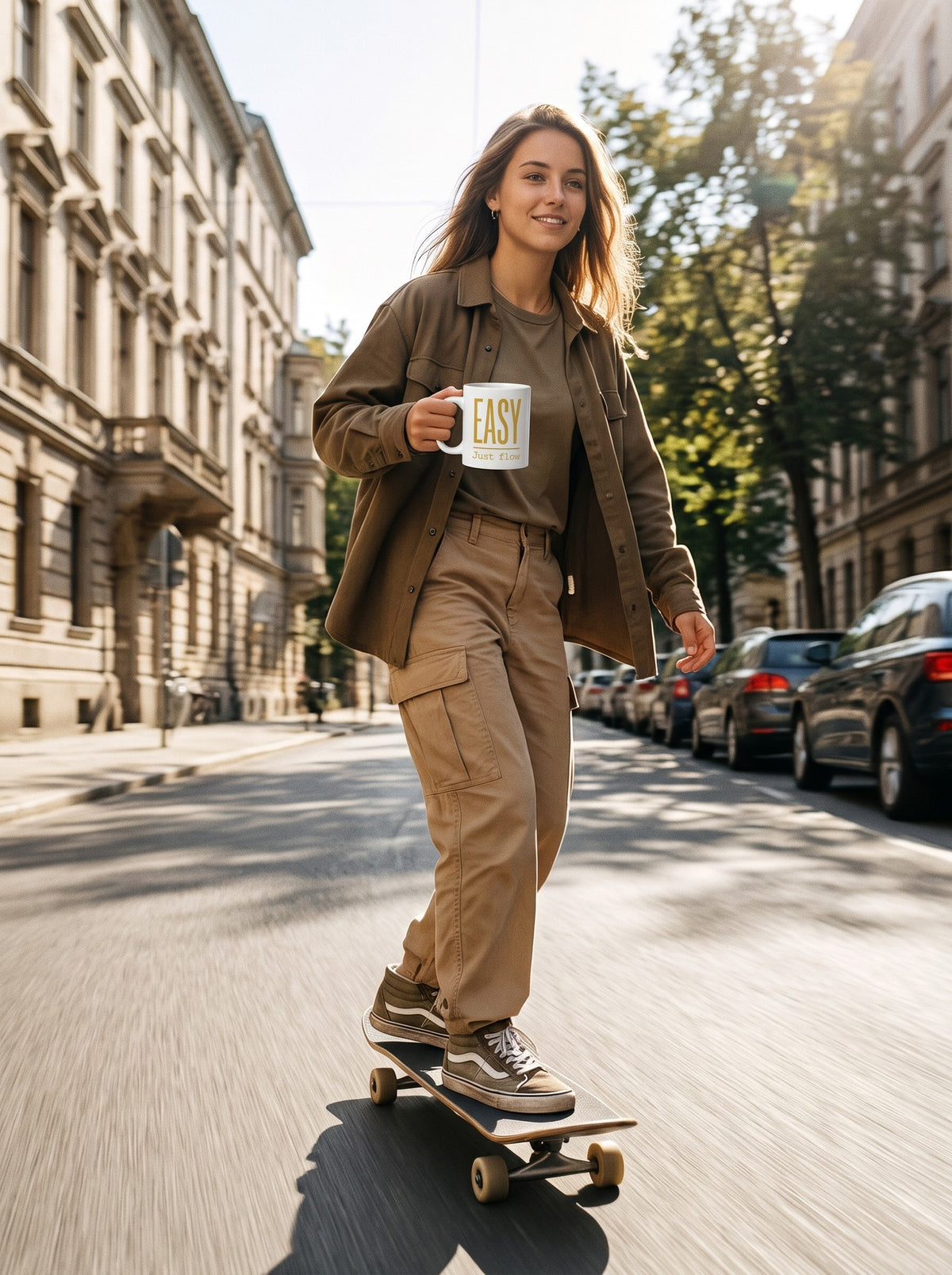 EASY Just flow Tasse, Model-Bild