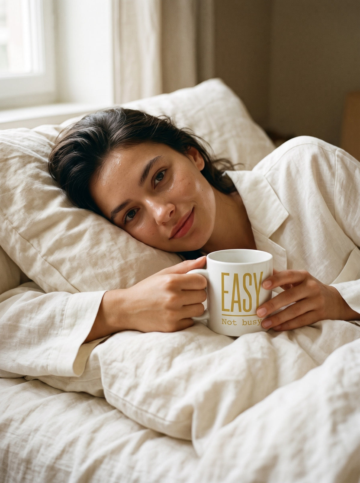 EASY Not busy Tasse, Model-Bild