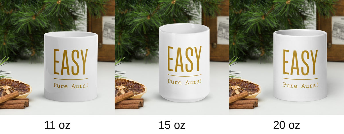 EASY Pure Aura Tasse, Größen 11 oz, 15 oz und 20 oz