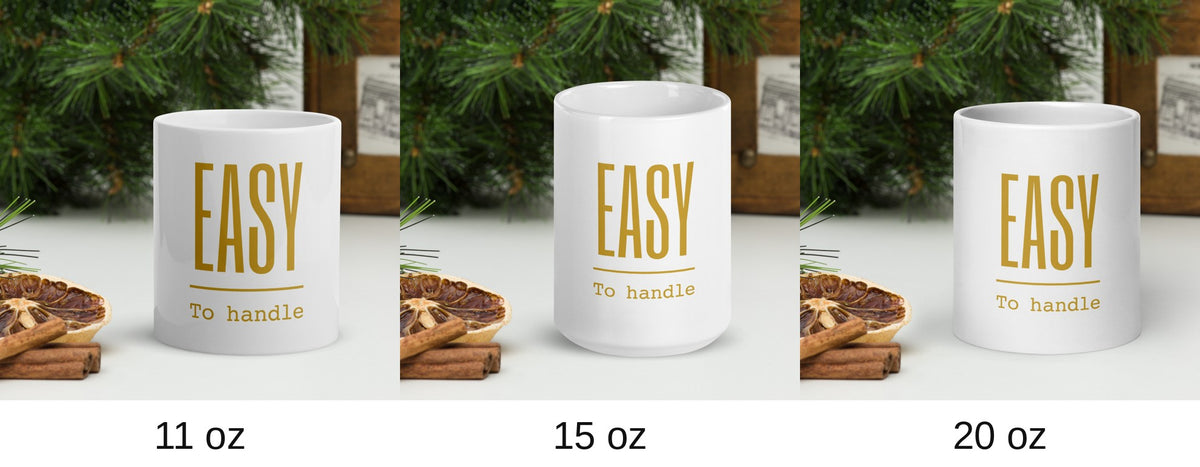 EASY To handle Tasse, Größen 11 oz, 15 oz und 20 oz